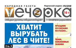 «Вечорка» № 9: Хватит вырубать лес в Чите