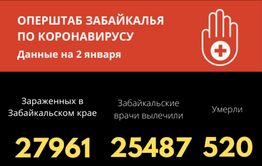 Семь смертей от коронавируса зафиксировали в Забайкалье за сутки