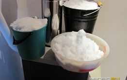Жители села Ясная добывают питьевую воду из снега и льда
