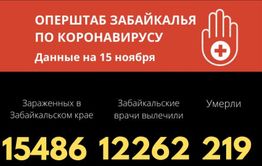 Число заразившихся коронавирусом в Забайкалье за сутки сравнялось с вылечившимися 
