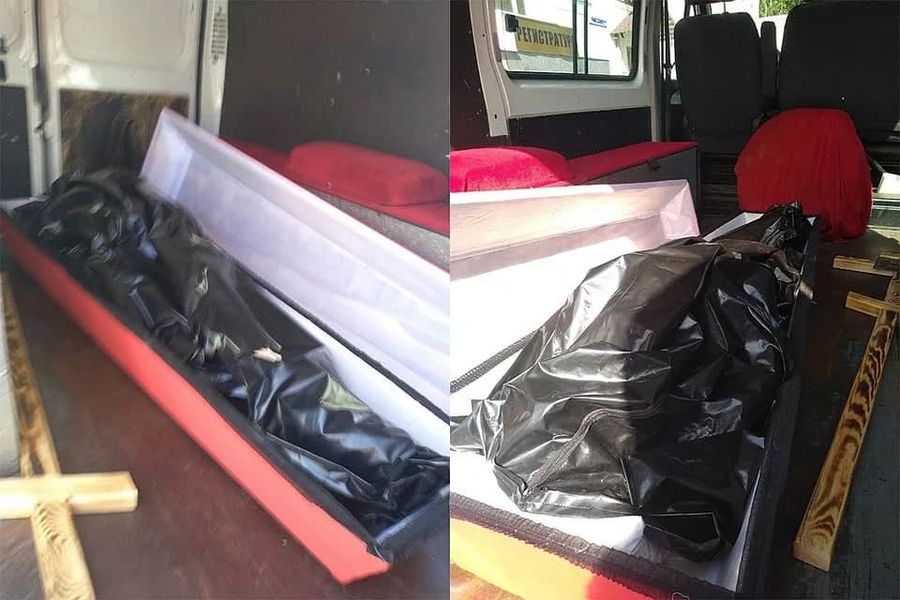 «Вечорка» побывала на похоронах читателя-ковидника. Его хоронили в закрытом гробу.