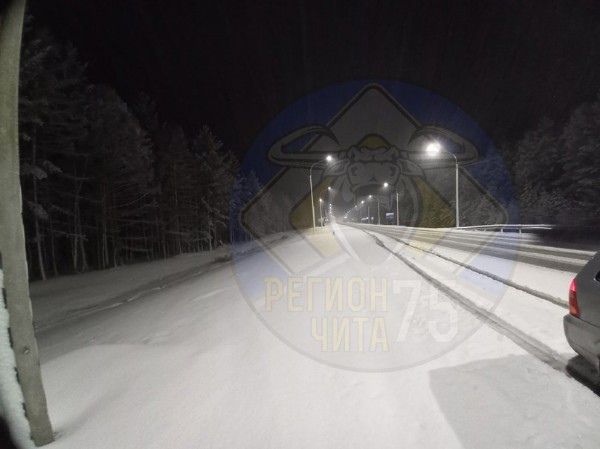 В нескольких районах Забайкалья выпал снег