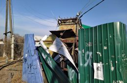 ​Дачный кооператив остался без света из-за фуры, сбившей трансформаторную будку
