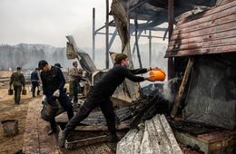 Как горели дачи под Читой