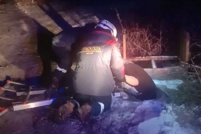 Читинка упала в открытый колодец во время прогулки с собакой