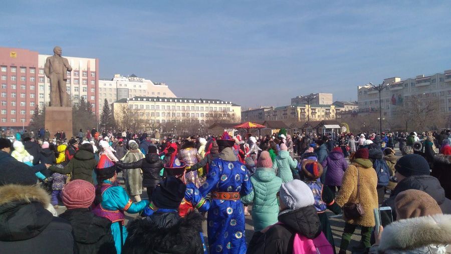 Читинцы празднуют Сагаалган