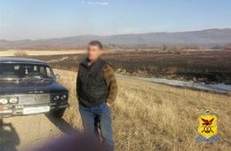В Забайкалье с поличным задержан поджигатель сухой травы
