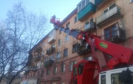В Чите разворачивается битва с сосулями (фото)