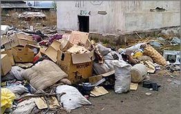 Атамановка погрязла в помоях