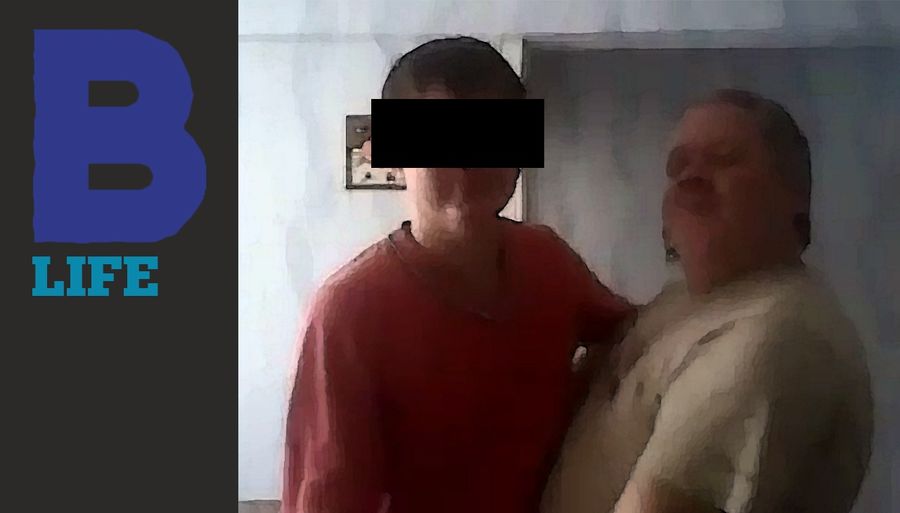 NEW! Человек, похожий на подписанта «голубого» уведомления, в объятьях своего бойфренда (видео)