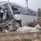 Пассажирский автобус и большегруз столкнулись в Улетовском округе
