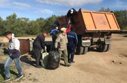 Активисты и неравнодушные жители Читы убираются на Кеноне