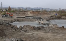 Каштакский мост в Чите практически полностью демонтировали