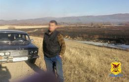 В Забайкалье с поличным задержан поджигатель сухой травы