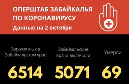 Забайкалье приблизилось к суточному рекорду заражений коронавирусом