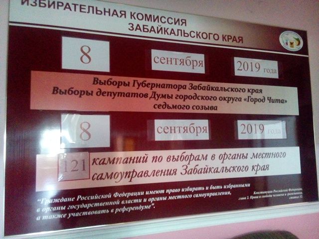 Бюллетени на выборах губернатора Забайкалья будут багулового цвета