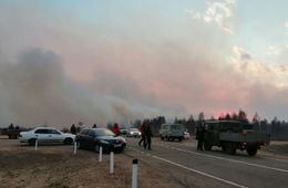 ​Пришедший из Бурятии лесной пожар направляется в сторону Могзона — Гурулев