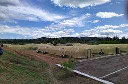 Военный полевой госпиталь в Каштаке. Его разв...