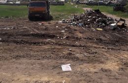 ​Сапожников вместе с чиновниками отправился в рейд по несанкционированным свалкам