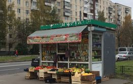 Читинка возмущена фруктовыми киосками, загородившими проход по улице Ленина
