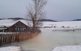 В Чернышевском районе Забайкалья грунтовые воды снова затопили село (видео)