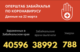 Количество выздоровевших от коронавируса в Забайкалье приближается к 40 тысячам