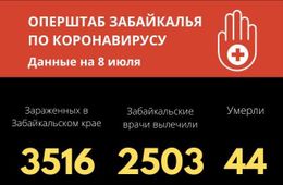 Меньше сорока новых случаев заражения коронавирусом выявили в Забайкалье за сутки