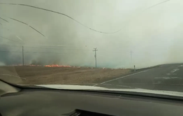 ​Степной пожар потушили неподалеку от Забайкальска (видео)