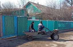 Чудо сельской техники. Село Утан, Чернышевски...