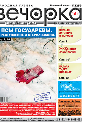 «Вечорка», № 4: Псы государевы. Преступление и стерилизация.