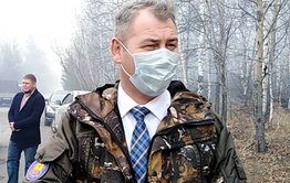 На месте пожара в пригороде Читы работает сити-менеджер города (видео)