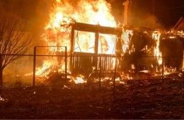 В Забайкалье трое сгорели в доме