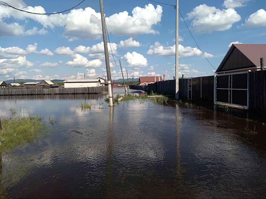 Забайкалье в воде: Река Чита топит дома