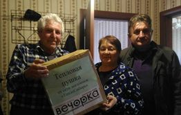 Тепловая пушка от «ТеплоСибири» у семьи Тарасовых из Дровяной