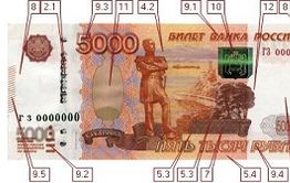 В Чите участились случаи сбыта фальшивых купюр номиналом 5000 рублей