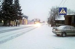 В Красночикойском районе второй день, не переставая, идет снег