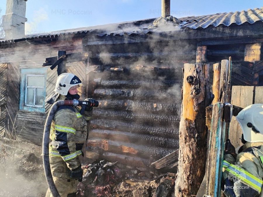 Пенсионерка пострадала при пожаре в Билитуе 
