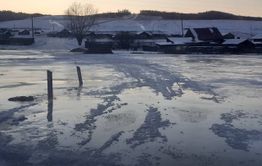 Фоторепортаж: Курлыч снова затопили грунтовые воды