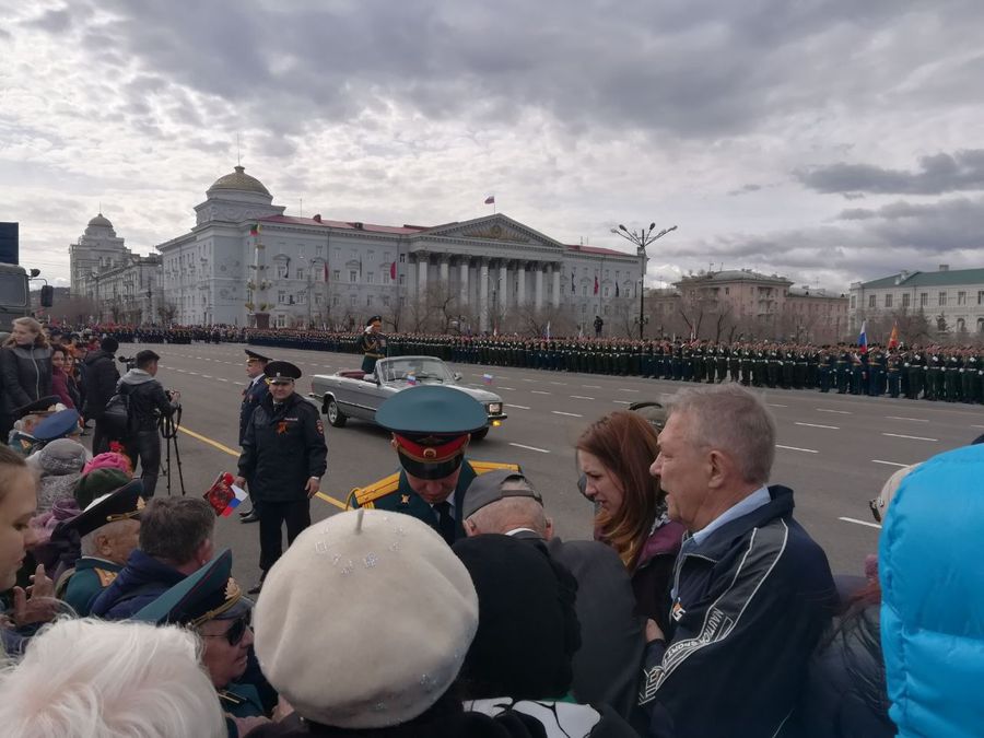 Парад в честь Дня Победы начался в Чите
