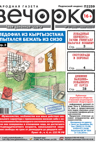 «Вечорка», №27