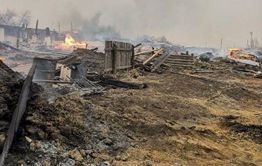 ​Видео горящей Усть-Ималки появилось в сети