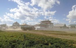 В 2020 году отремонтируют дорогу через село Цугол, где расположен буддийский монастырь