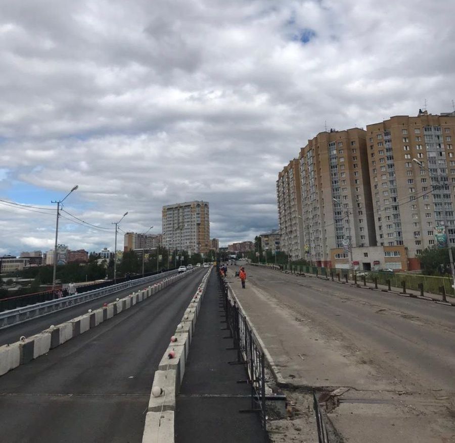 В Чите открыли проезд по мосту на Богомягкова 