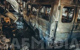 Замыкание электропроводки - одна из версий возгорания маршруток депутата Меняйло 