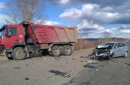 ДТП на дороге от Татаурово до Горного