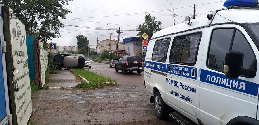 ДТП с участием полицейской «Газели» произошло в Чите