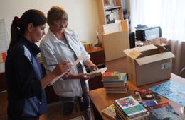 Библиомобиль едет по Читинскому району