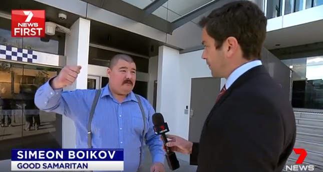 Австралийский казак Симеон Бойков попал в сиднейские новости