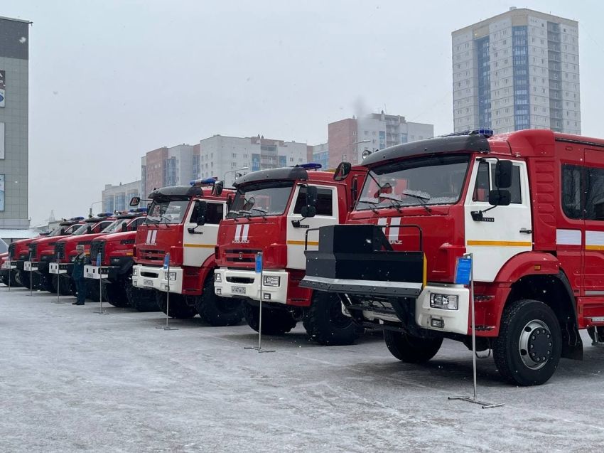 Пожарные подразделения Читы получили новую технику