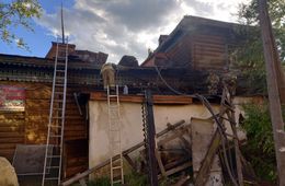 Пожар в кафе «Селенга» в Чите потушен